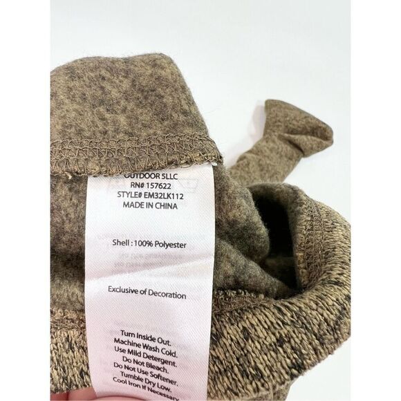 Eddie Bauer Half Zip Sweater Mens Small Brown Long Sleeve Straight Hem NWT - Picture 8 of 10